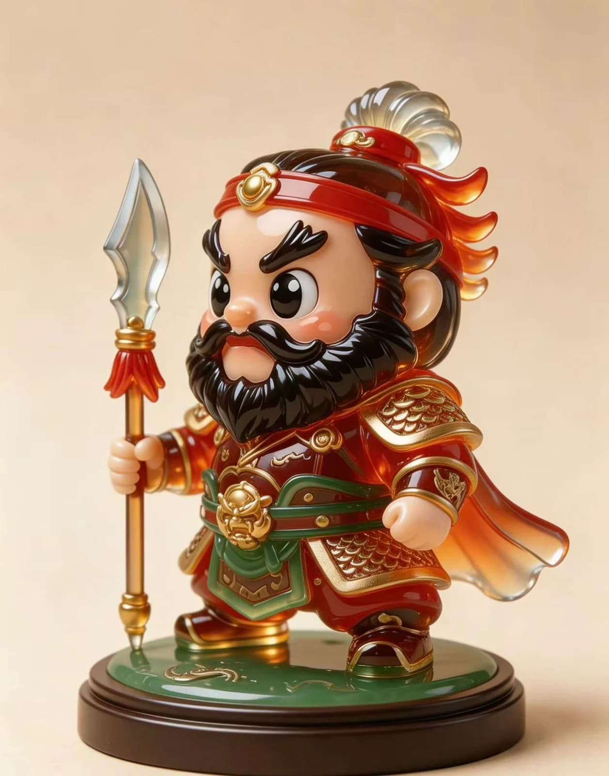 文创产品与角色设计 — 张飞侧面手办